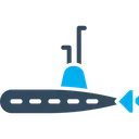 Free Submarino de mar  Icono