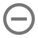 Free Subtract Circle Icon