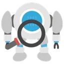 Free Suchen Roboterforschung Finden Symbol