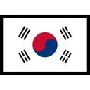 Free Sudkorea Flagge Symbol