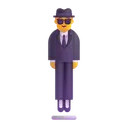 Free In Suit Levitating Icon