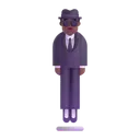Free In Suit Levitating Icon