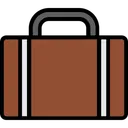 Free Travel Filled Suitcase Case Icon