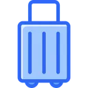 Free Suitcase Blue Color Outline Miscellaneous Life Style Icon