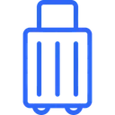 Free Suitcase Blue Outline Miscellaneous Life Style Icon