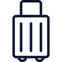 Free Suitcase Black Outline Miscellaneous Life Style Icon