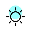 Free Sun  Icon