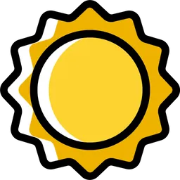 Free Sun  Icon