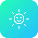 Free Sun Smiley Sunshine Icon