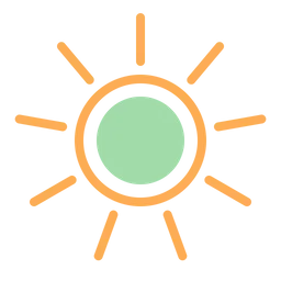 Free Sun  Icon