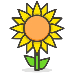 Free Sunflower Emoji Icon