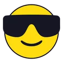 Free Sunglasses Emoji Emotion Icon