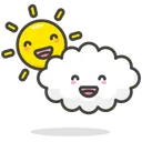 Free Sunny Atmoshphere Cloud Icon