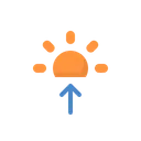 Free Sunrise Sun Forecast Icon