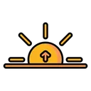 Free Sunrise Sun Weather Icon