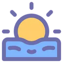 Free Sunrise Sunset Weather Icon