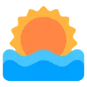 Free Sunset Sunsets Sea Icon
