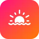 Free Sunset Sea Nature Icon