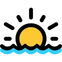 Free Sunset Sea Nature Icon