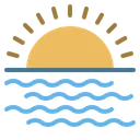 Free Sunset Sun Sunrise Icon