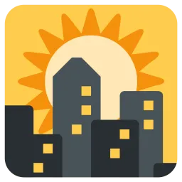 Free Sunset Emoji Icon