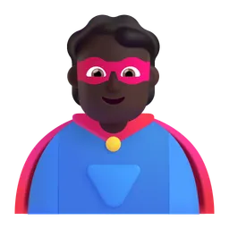 Free Superhero Emoji Icon