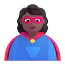 Free Superhero Color Medium Dark Icon