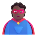 Free Superhero Color Medium Dark Icon