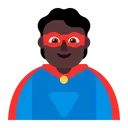 Free Superhero Flat Dark Icon