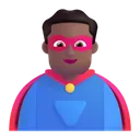 Free Superhero Color Medium Dark Icon