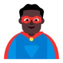 Free Superhero Flat Dark Icon