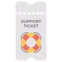 Free Support ticket  Icon