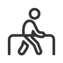 Free Supported Walk  Icon