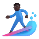 Free Surf Couleur Sombre Icon