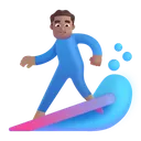 Free Surf Couleur Moyen Icon