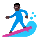 Free Surf Plat Sombre Icon