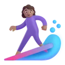 Free Surf Couleur Moyen Icon