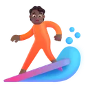 Free Surf Couleur Moyen Fonce Icon
