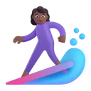 Free Surf Couleur Moyen Fonce Icon