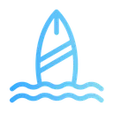 Free Surfen Surfbrett Strand Symbol