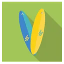Free Surfing Surf Beach Icon