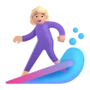 Free Surfing Color Medium Light Icon