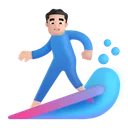 Free Surfing Color Light Icon
