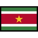 Free Suriname Flagge Symbol