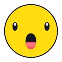 Free Surprised Emoji Face Icon