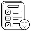 Free Survey Checklist Register Icon