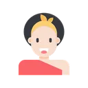 Free Susse Dame Frau Avatar Symbol