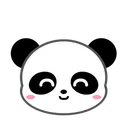 Free Süßer Panda glücklich  Symbol