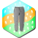 Free Sweatpants Pants Trousers Icon