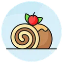 Free Swill Roll Cake Icon